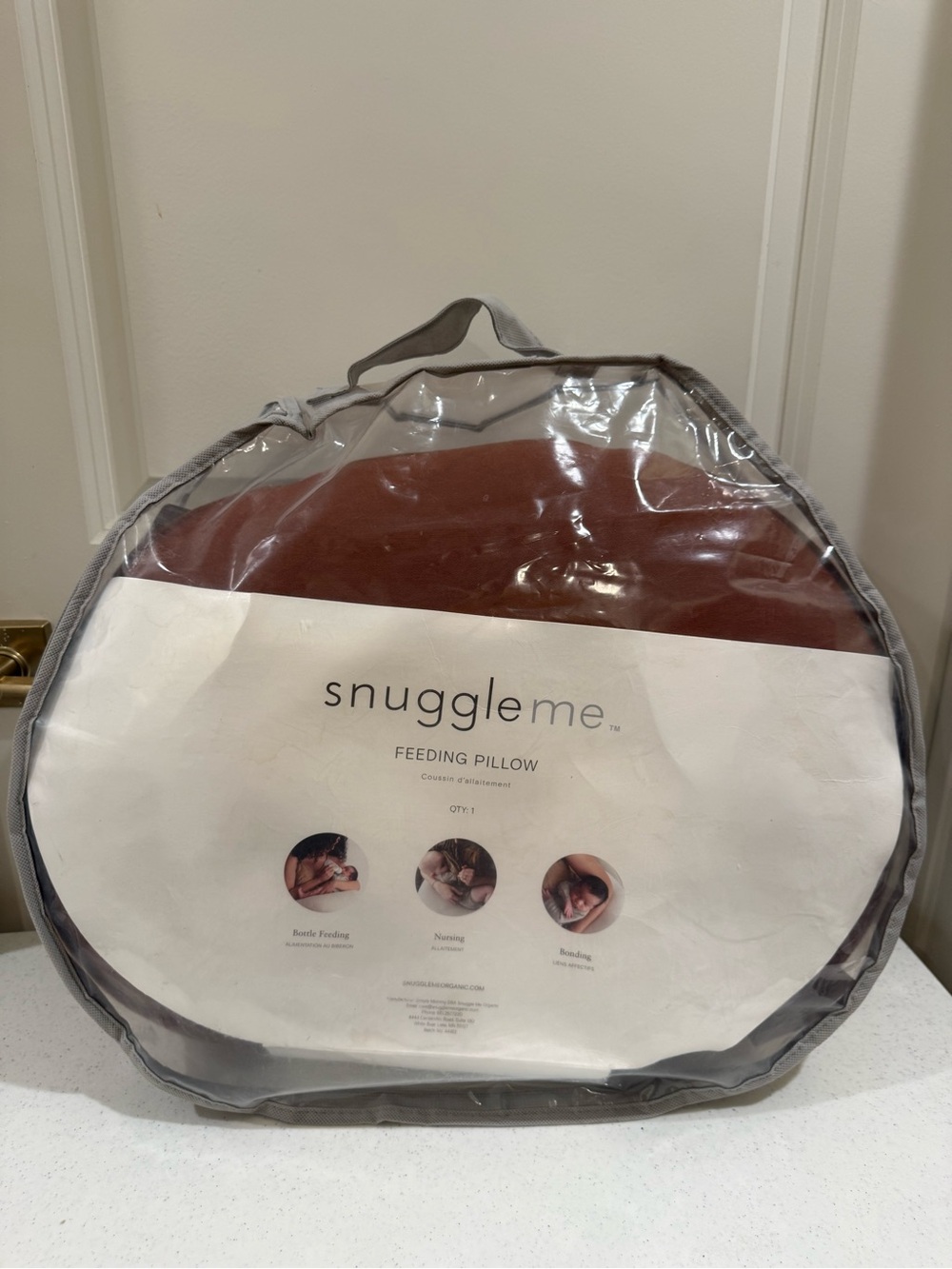 Snuggle Me Organic Feeding Pillow ~ Used 1X - Picture 1 of 7